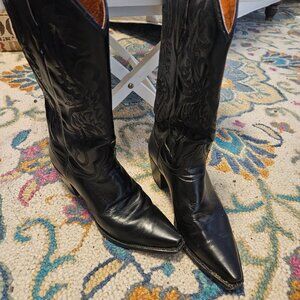 Dan Post Black Boots Sz 9M